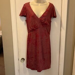 Andrew Marc cap sleeve dress 12 lined 24-394-1